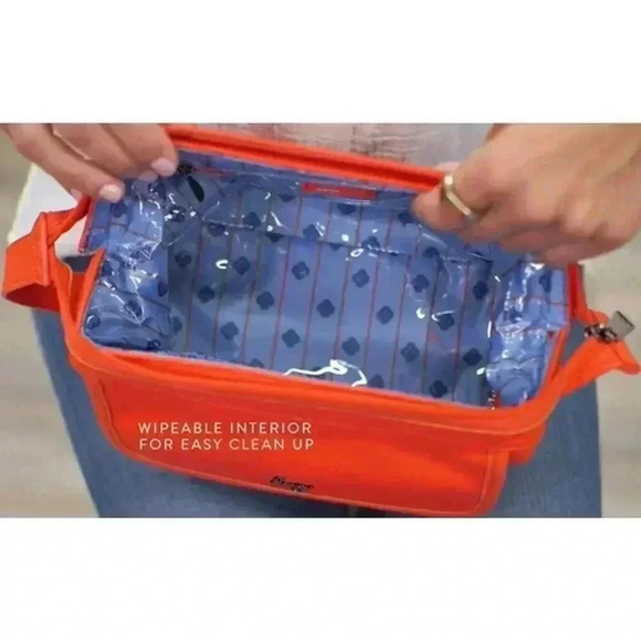 LUG Via Matte Luxe VL (Vegan Leather) Toiletry  Cosmetic Case - Sand Taupe - Picture 11 of 13